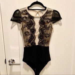 Charlotte Russe Lace Bodysuit
